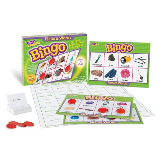 TREND Picture Words Bingo Game